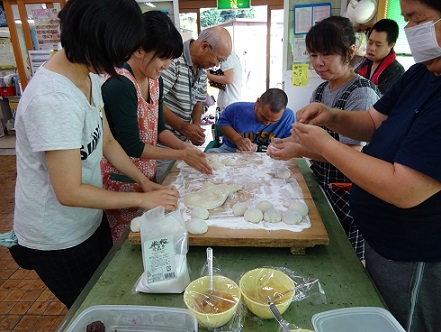 餅つき！！