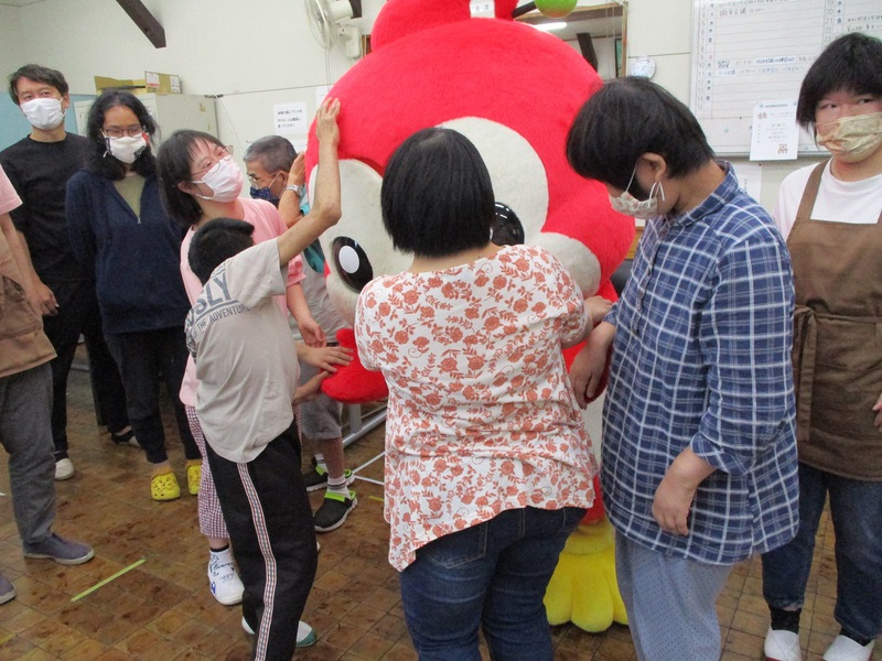 ぎんちゃんが来てくれました(*▽)