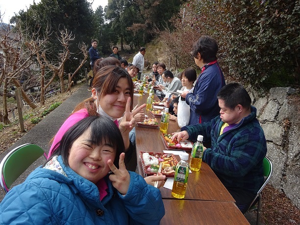 杉山梅園の梅見にご招待されました！