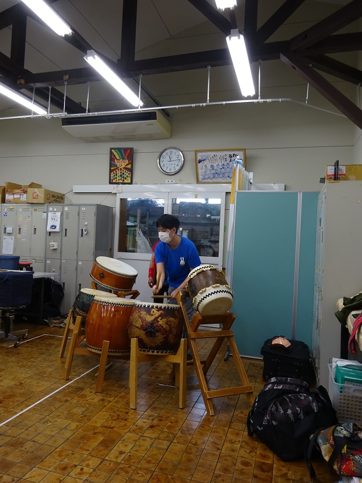 歯磨き指導と大道芸!(^^)!