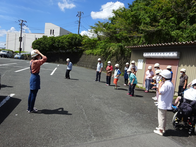 『防災の日』・作業所も避難訓練！