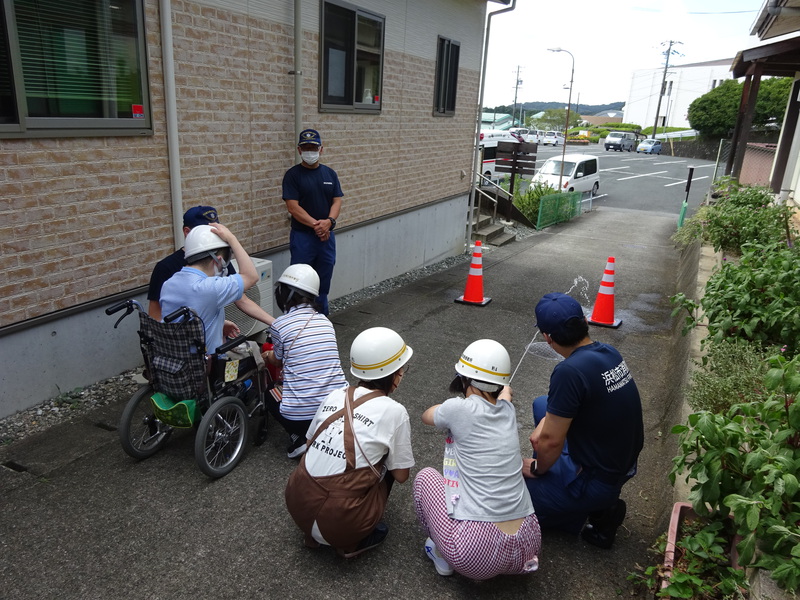 『防災の日』・作業所も避難訓練！