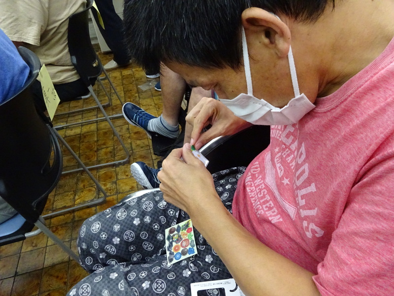 【交通安全教室】、光る御守り❕❓