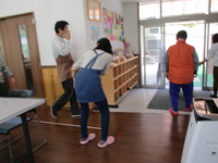 防災訓練をしました 2021/04/01 13:32:45