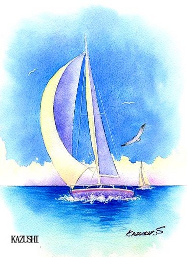 ヨットの絵 l 見るだけで上達する手描きパースの描き方ブログ、パース 