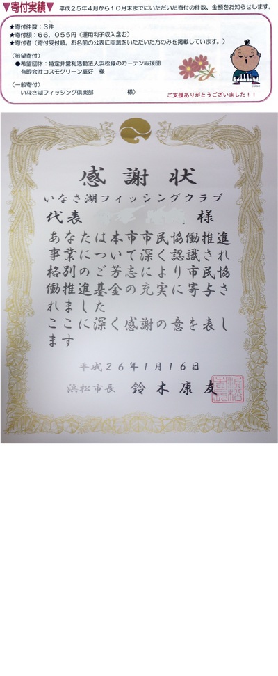 寄付報告