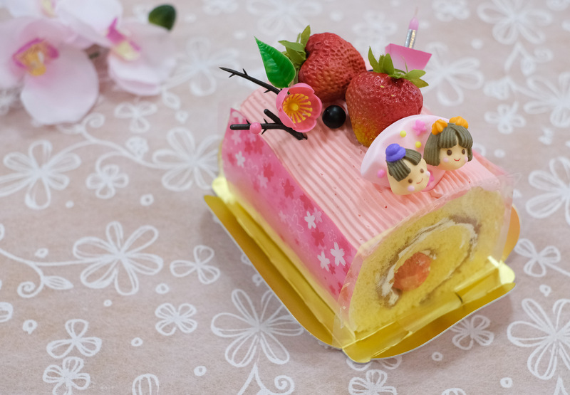 【ひなケーキ】〜ひなまつりショートケーキ〜