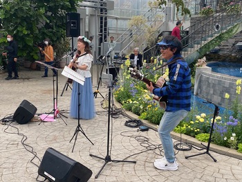 浜名湖花フェスタ２０２５　ライブ応援にお邪魔しました(^^♪
