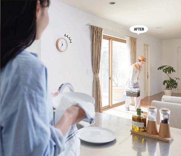「えっ！？もう終わったの！」ちょっとした家事の合間にリフォーム完了！