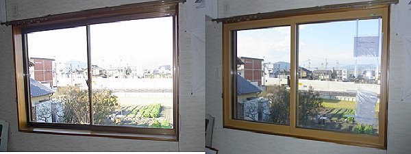 平野硝子リフォーム工事例　お住まいのままで内窓リフォーム
