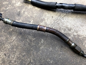 ST185HセリカGT-FOUR高圧パワステホースの製作修理