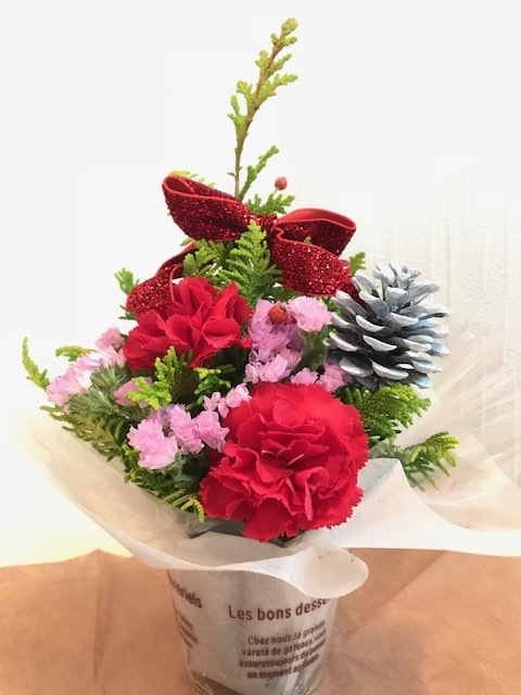 生花でミニツリー作り！プチフラワーです