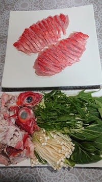 釣った魚で晩ごはん！