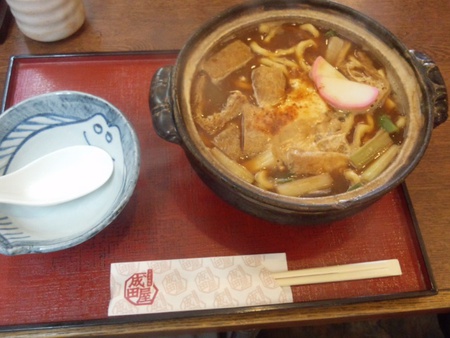 味噌煮込みうどん！