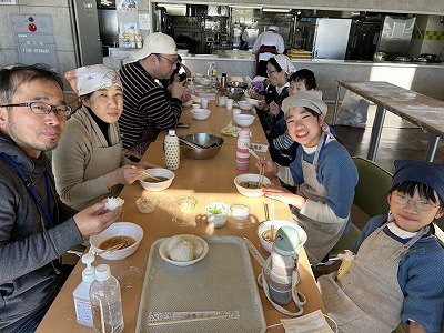 「家族で作ろううどん作り教室」開催しました♪