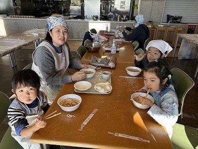 「家族で作ろううどん作り教室」開催しました♪