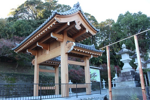 袋井市　可睡斎様総門　完成
