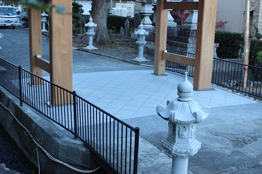 袋井市　可睡斎様総門　完成