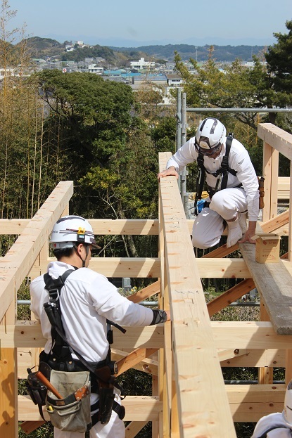 弘法寺様　庫裡復元建前