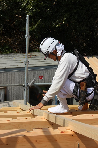 弘法寺様　庫裡復元建前