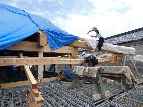 東光寺様本堂　屋根