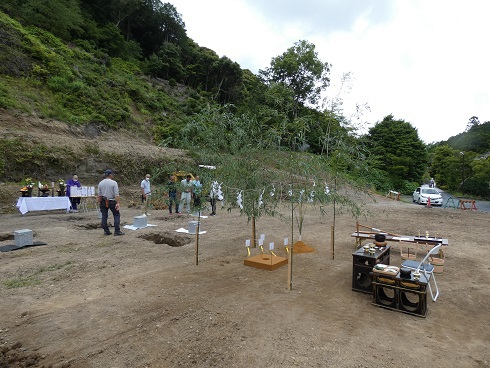法多山　愛染堂新築工事　地鎮祭