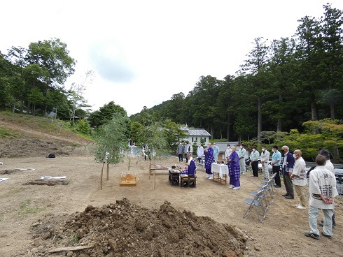 法多山　愛染堂新築工事　地鎮祭