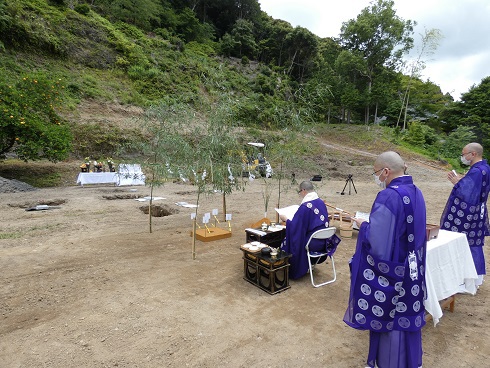 法多山　愛染堂新築工事　地鎮祭