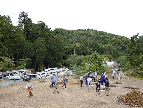 法多山　愛染堂新築工事　地鎮祭