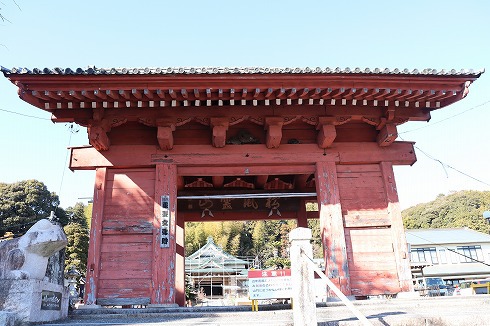 徳川家2代将軍　秀忠公　生母追善供養の山門　重要文化財受注できました。