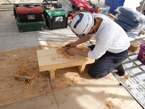 法多山愛染堂　建て方4　法隆寺夢殿　鎌倉時代に学び