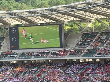 ラグビー観戦INエコパ