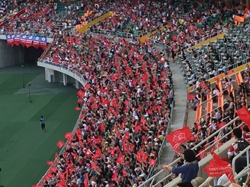 ラグビー観戦INエコパ