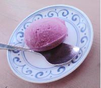 巨峰のシャーベットを作りました。