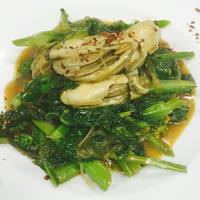 牡蠣と青菜の牡蠣ソース炒め 2016/02/06 11:19:48