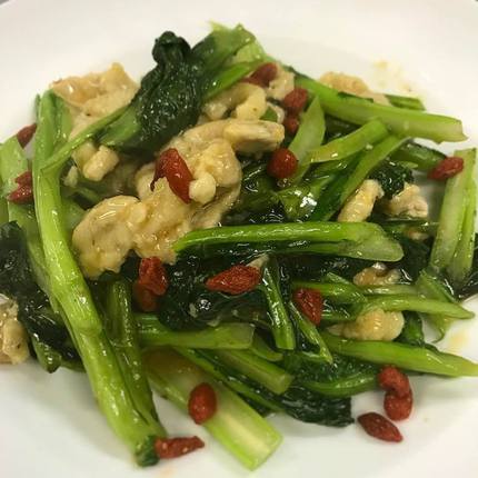 豚肉と青菜炒め