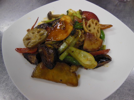 豚肉と季節野菜の香り炒め