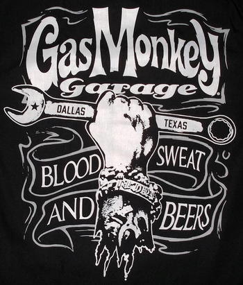 ☆Gas Monkey Garage ガス モンキー ガレージ 長袖 ワークシャツ 正規