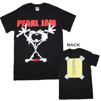 ★パール ジャム Tシャツ Pearl Jam CHOICE , STICK MAN 正規品 #ロックTシャツ