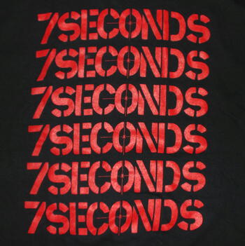 ★セブン セカンズ Ｔシャツ 7 SECONDS STACKED LOGO 正規品 ロックTシャツ #バンドTシャツ