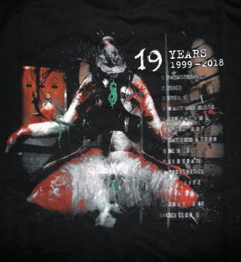☆スリップノット Tシャツ SLIPKNOT DEBUT ALBUM 19 YEARS 正規品 入荷