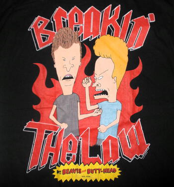 ☆ビーバス アンド バットヘッド Tシャツ BEAVIS and BUTT-HEAD BURGER