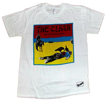 ☆The CLASH ザ・クラッシュTシャツ2nd 白 正規品 l WOWSVILLE-MUMBLES
