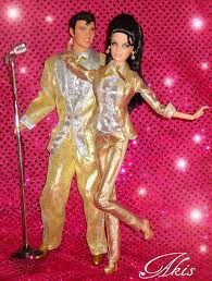 ★エルヴィス #バービー 金ラメ Elvis Presley Gold Suit!!! 01年版  #フィギュア