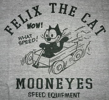 ☆ムーンアイズ Moon Eyes × Felix The Cat フィリックス Tシャツ 在庫