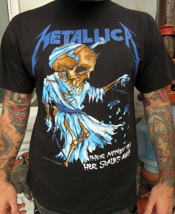 ★ #メタリカ Tシャツ METALLICA Doris , Metal Up 正規品 再入荷 #ロックTシャツ