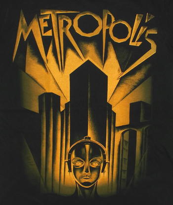 ★メトロポリス Tシャツ #METROPOLIS 正規品 モノクロ サイレント 映画Tシャツ