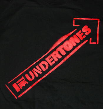 ★アンダートーンズ Tシャツ UNDERTONES ARROW 黒 正規品 バンドTシャツ
