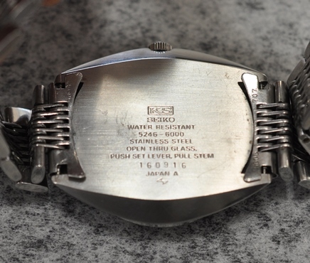 【SEIKO】1971年製のキングセイコーの修理