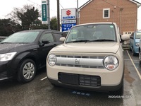 本日あいにくの雨降りでしたが新車ラパンを納車させて頂きました。 2020/02/16 21:20:29